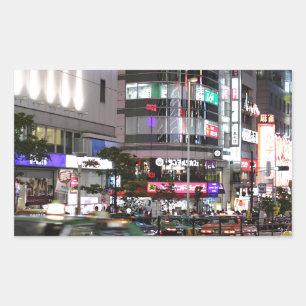 Adesivo Retangular Cidade de Tóquio Street View