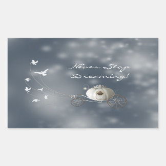 Adesivo Retangular Cinderella Pumpkin