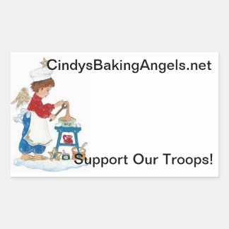 Adesivo Retangular Cindy's Baking Angels Goodie Box Stickers!