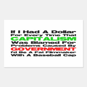 Adesivo Retangular Cineasta gorda com um boné de beisebol