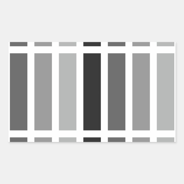 Adesivo Retangular Cinzas de Prata (Frente)