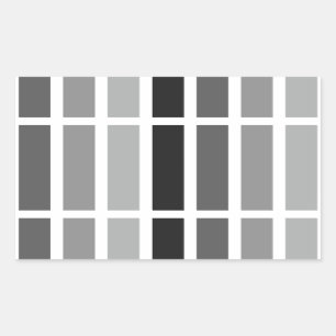 Adesivo Retangular Cinzas de Prata