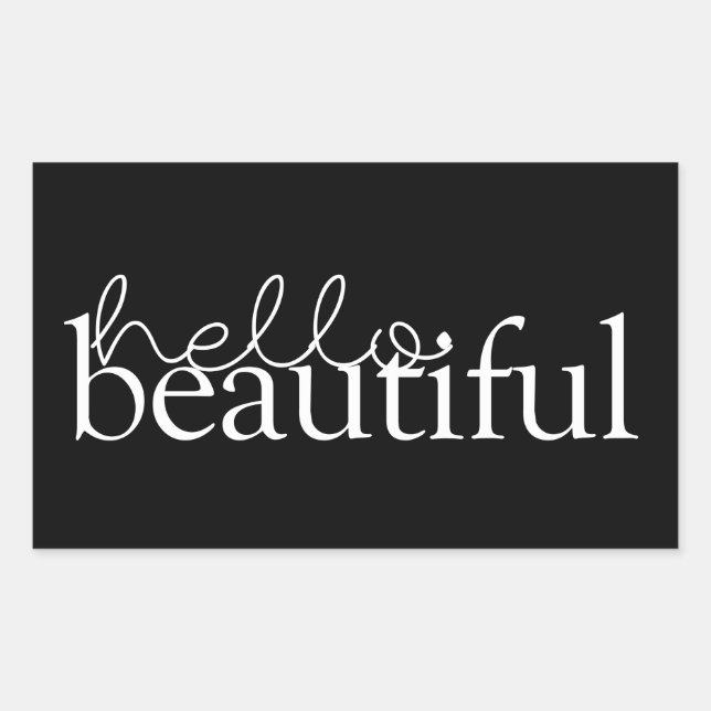 Adesivo Retangular Citações de Amor IV (Frente)