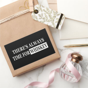 Adesivo Retangular Citações engraçadas sobre o amante do uísque