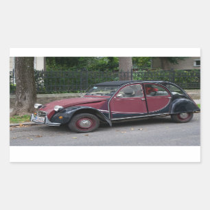 Adesivo Retangular Citroën 2 CV