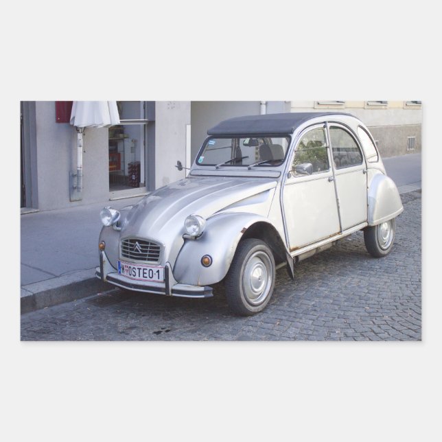 Adesivo Retangular Citroën 2 CV (Frente)