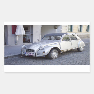 Adesivo Retangular Citroën 2 CV