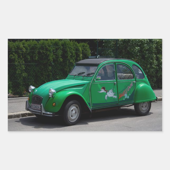 Adesivo Retangular Citroën 2 CV (Frente)