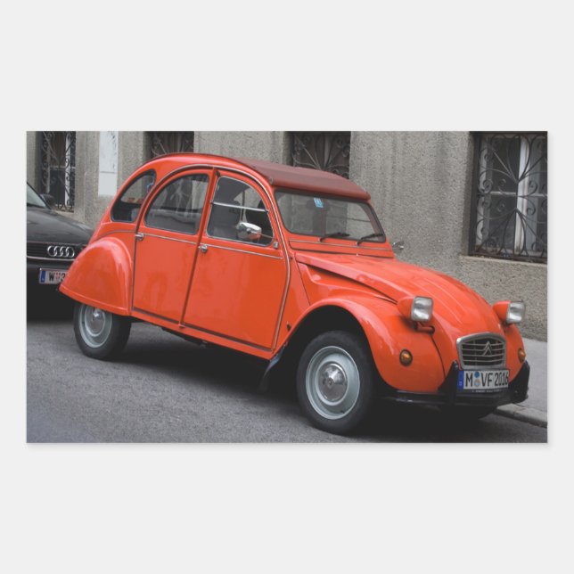 Adesivo Retangular Citroën 2 CV (Frente)