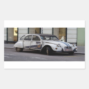 Adesivo Retangular Citroën 2 CV deux chevaux