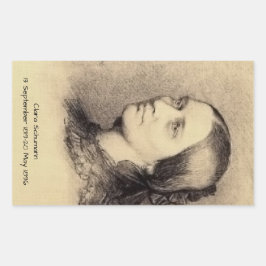 Adesivo Retangular Clara Schumann