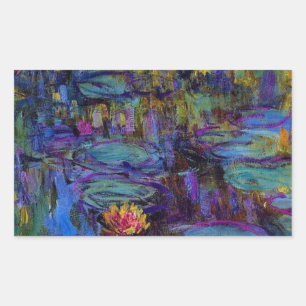 Adesivo Retangular Claude Monet Water Lillies 1917