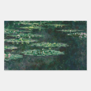 Adesivo Retangular Claude Monet - Waterlilies