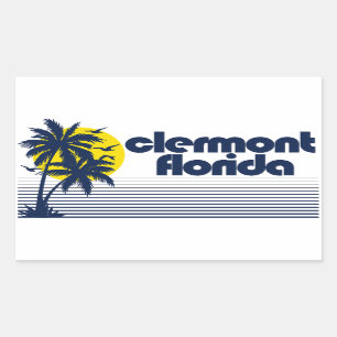 Adesivo Retangular Clermont Florida