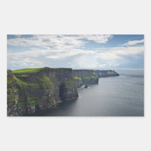 Adesivo Retangular Cliff of Moher na Irlanda autocolante retangular