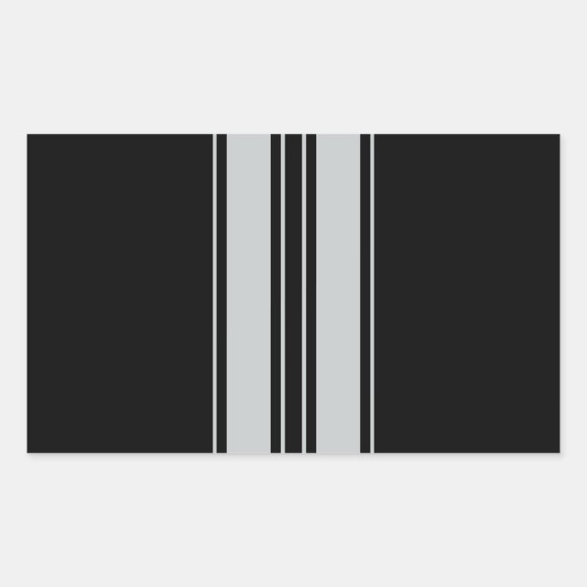 Adesivo Retangular Clique em Personalizar para Alterar a Cinza para a (Frente)