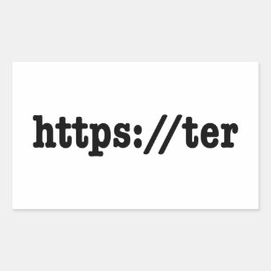 Adesivo Retangular código de https://ter/HTML
