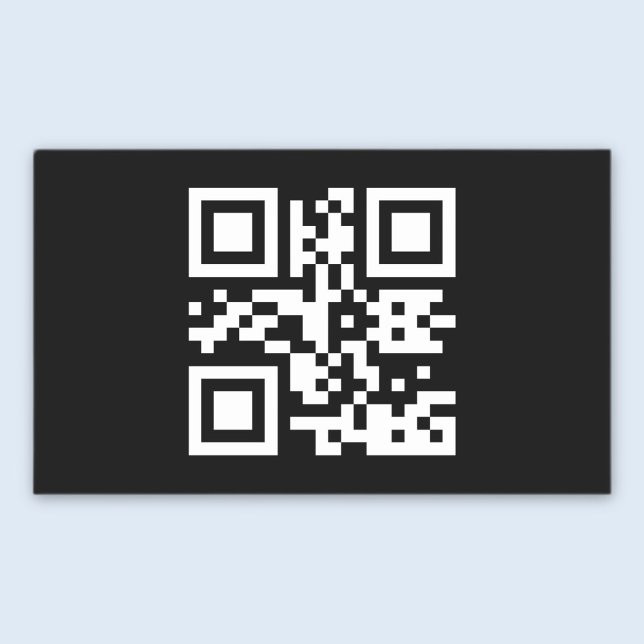 Adesivo Retangular Código QR Criado Instantaneamente (inserindo sua U (Criador carregado)