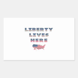 Adesivo Retangular Coleção do Partido das Eleições dos EUA!