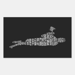 Adesivo Retangular Coletor de Lacrosse