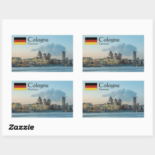 Adesivo Retangular Colônia Alemanha