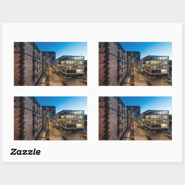 Adesivo Retangular Colônia Alemanha Classic Round Sticker (Folha)