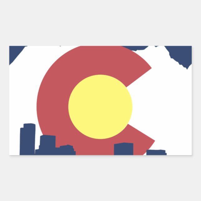 Adesivo Retangular Colorado (Frente)