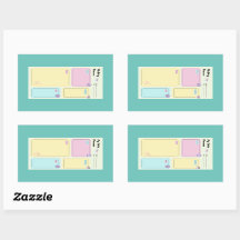 Colorido Pastel Kawaii - Folha Diária