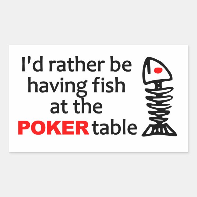 Adesivo Retangular Com vinhetas de peixe (Frente)