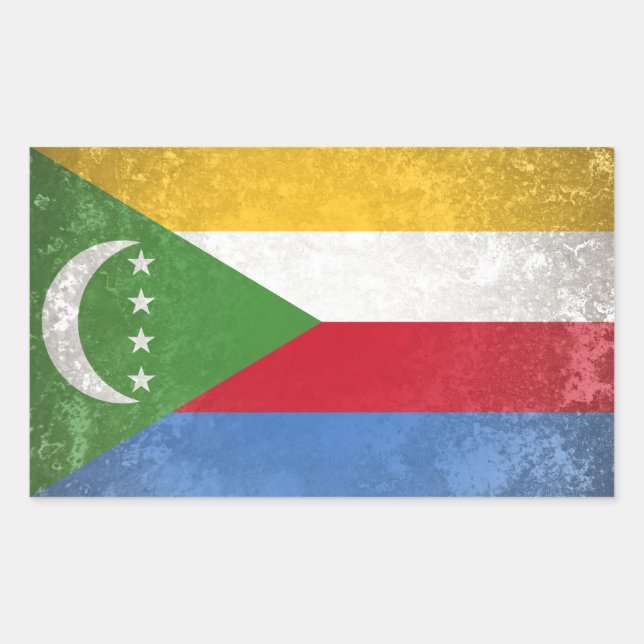 Adesivo Retangular Comores (Frente)