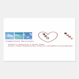 Adesivo Retangular Comprometido a