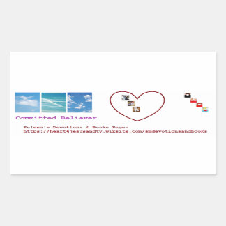 Adesivo Retangular Comprometido a