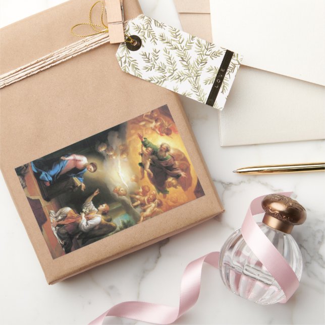 Adesivo Retangular Comunicação de Anton Raphael Mengs (Presentear)