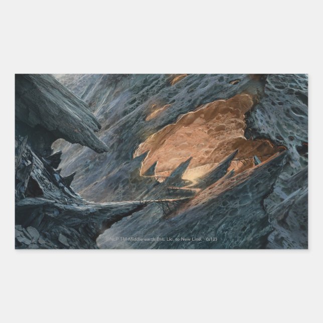 Adesivo Retangular Conceito de Cidade de Goblin - Caminho (Frente)