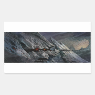 Adesivo Retangular Conceito de Cidade de Goblin - Prisioneiros de Gob