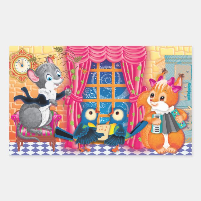 Adesivo Retangular concerto (Frente)