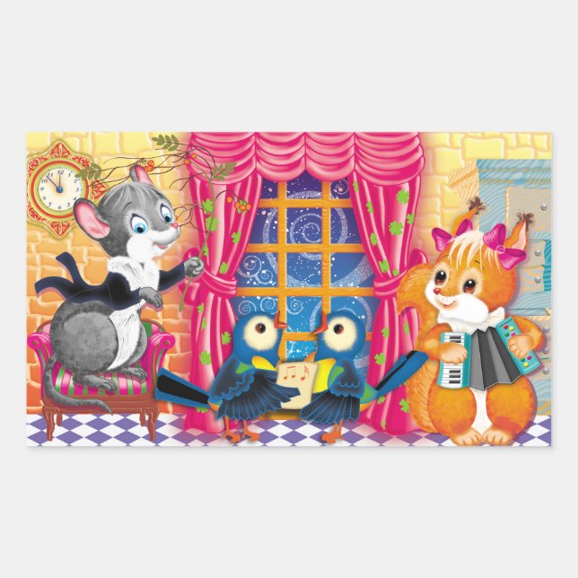 Adesivo Retangular concerto (Frente)