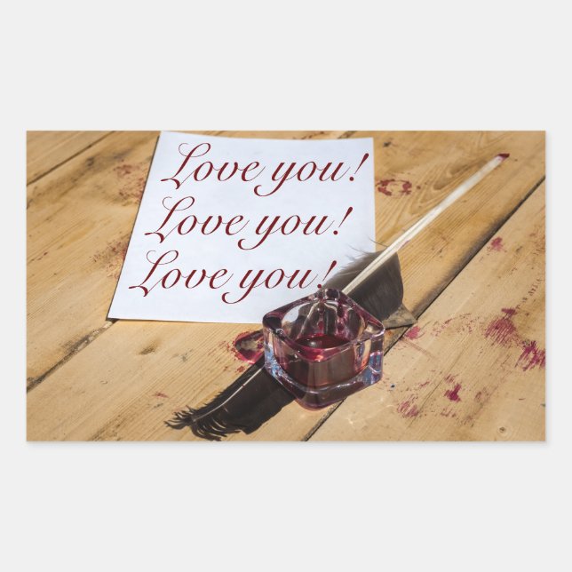 Adesivo Retangular Conheça, colete e papel personalizáveis (Frente)