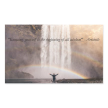 Conhecendo-se - Retângulo Sticker