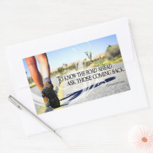 "Conhecer o caminho à frente" Citação Inspiraciona