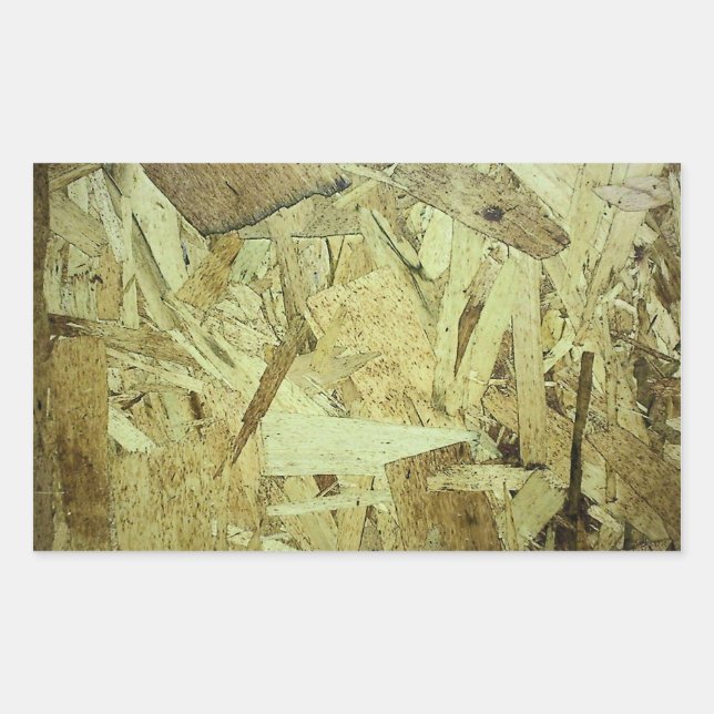 Adesivo Retangular Conselho Chip OSB (Frente)