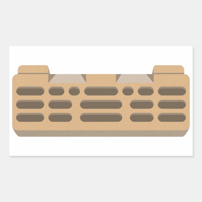 Adesivo Retangular Conselho de treino para escalas de painéis (Frente)