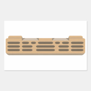 Adesivo Retangular Conselho de treino para escalas de painéis