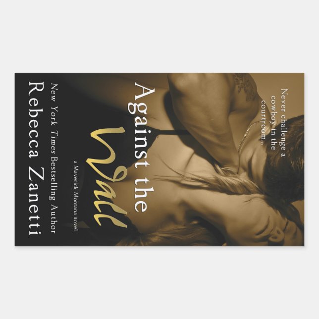 Adesivo Retangular Contra o Muro de Rebecca Zanetti (Frente)