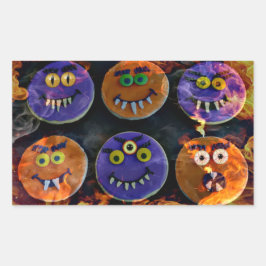 Adesivo Retangular Cookies Demon!