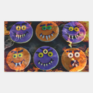 Adesivo Retangular Cookies Demon!