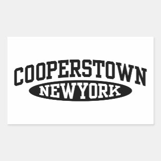 Adesivo Retangular Cooperstown Nova York