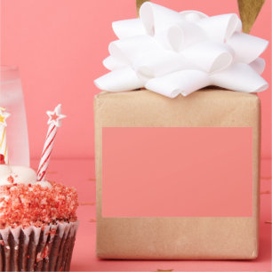 Adesivo Retangular Cor-de-rosa