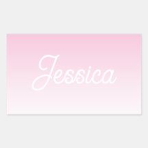 Cor Ombre Rosa Claro (Editável) & Seu Texto