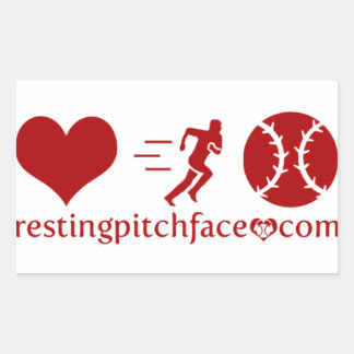 Adesivo Retangular Coração, Hustle, HBP Sticker